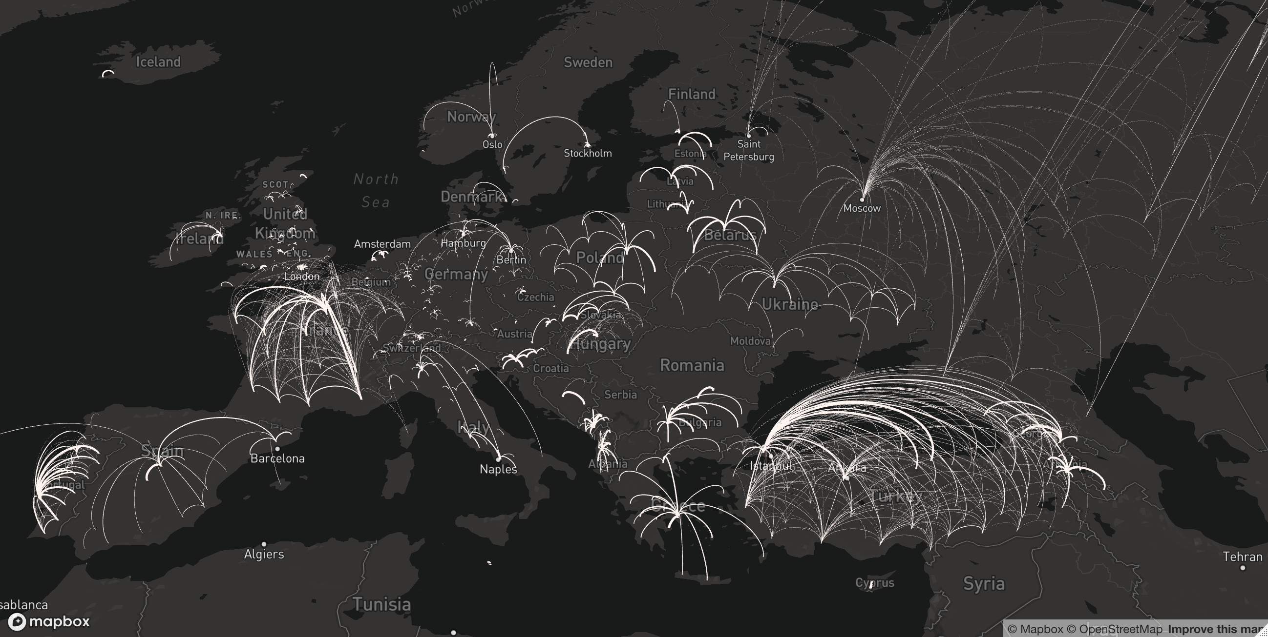 Population trend map